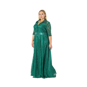 Green Long Women Dress
