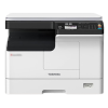 The Toshiba e-Studio 2323AMW is a versatile A3 multifunction photocopier with copy, print, and scan capabilities. It offers a speed of up to 23 ppm, network connectivity, and a user-friendly interface.