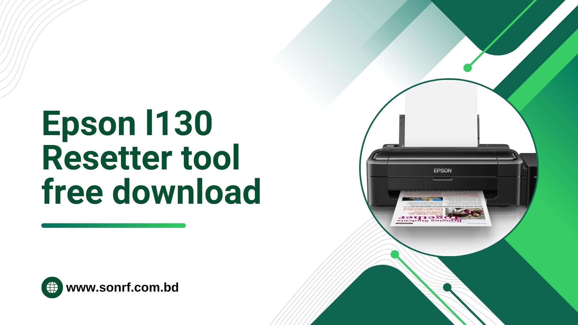 Epson l130 Resetter tool free download