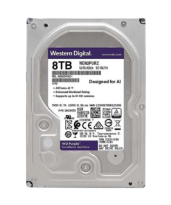 High Capacity Toshiba 8TB Purple Hard Disk Drive for CCTV Storage